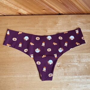 PINK Pumpkin Spice No Show Thong